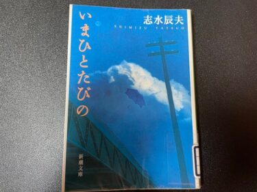 志水辰夫氏著『いまひとたびの』を読んだ感想