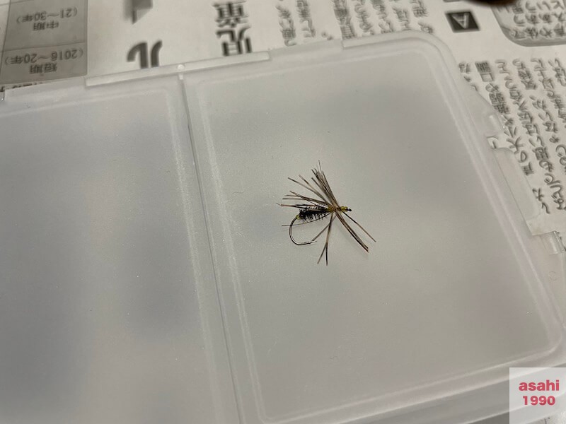 神奈川 冬季釣り場 ハコスチ 逆さ毛鉤