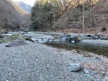 上野村漁業協同組合管轄「神流川冬季ハコスチ釣り場」釣行記(2021年12月下旬)