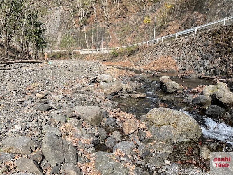 神流川 上野漁協 テンカラ 渓流釣り