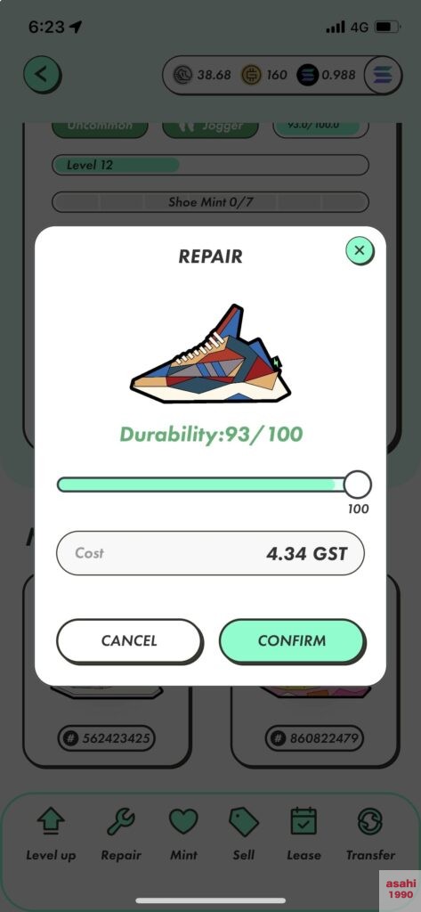 STEPN Durability