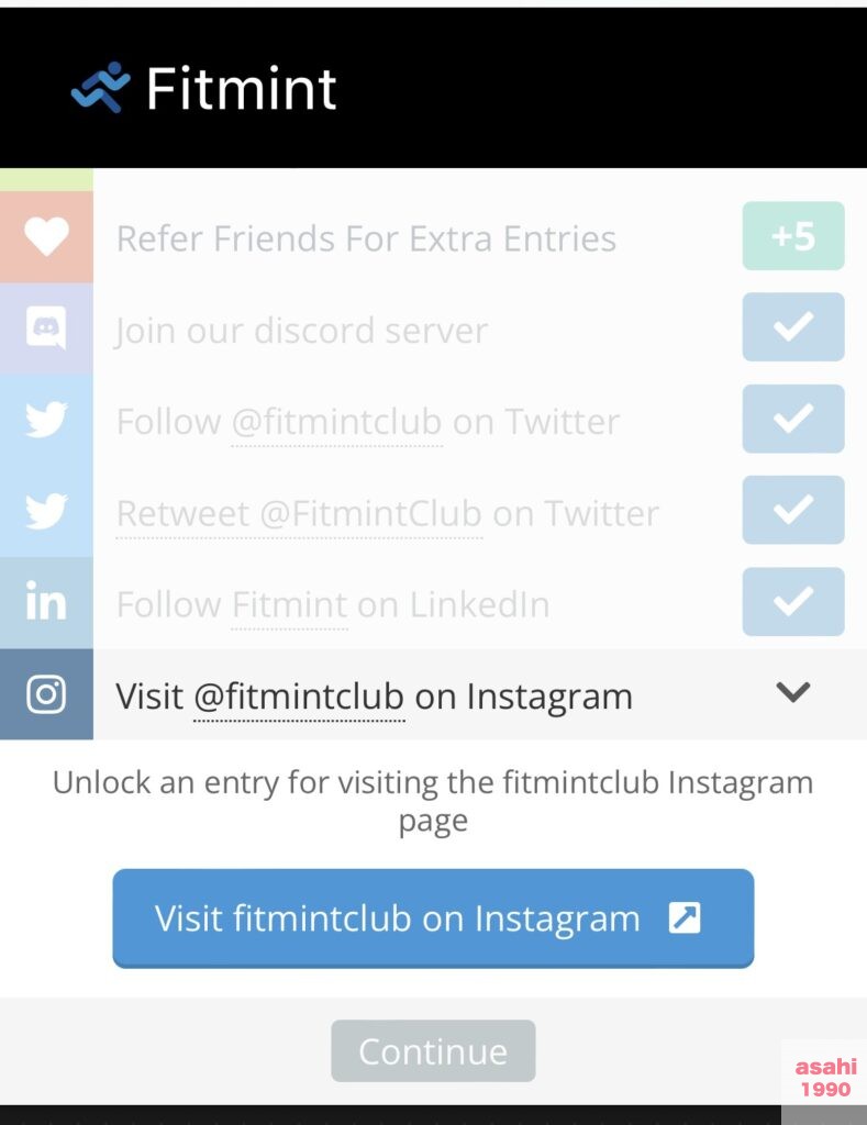 Fitmint アプリ waitlist