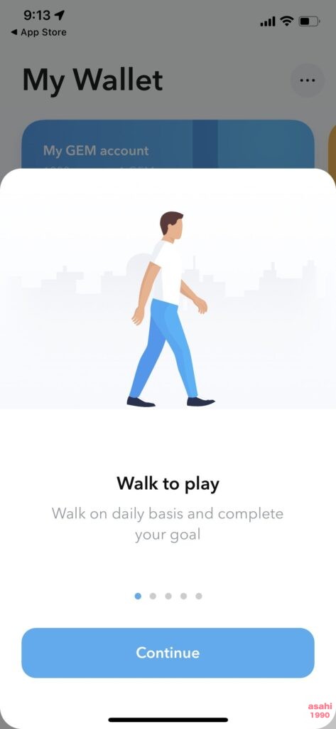 Walken アプリ Move To Earn M2E