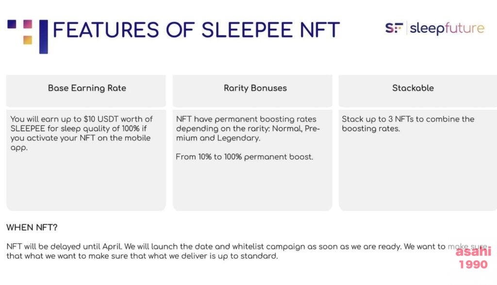 Sleepfuture S2E ゲーム 睡眠 仮想通貨