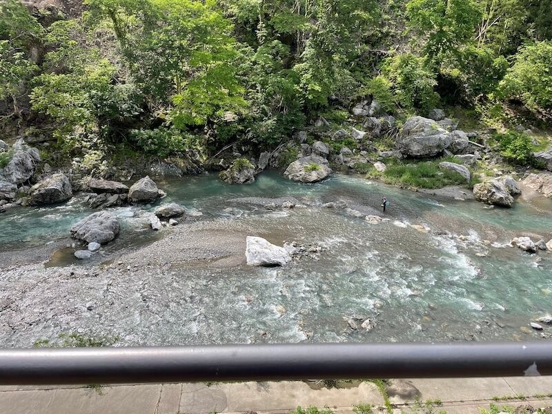 神流川　鮎釣り