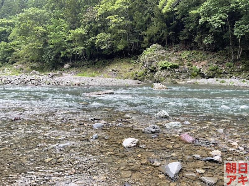 神流川　鮎釣り