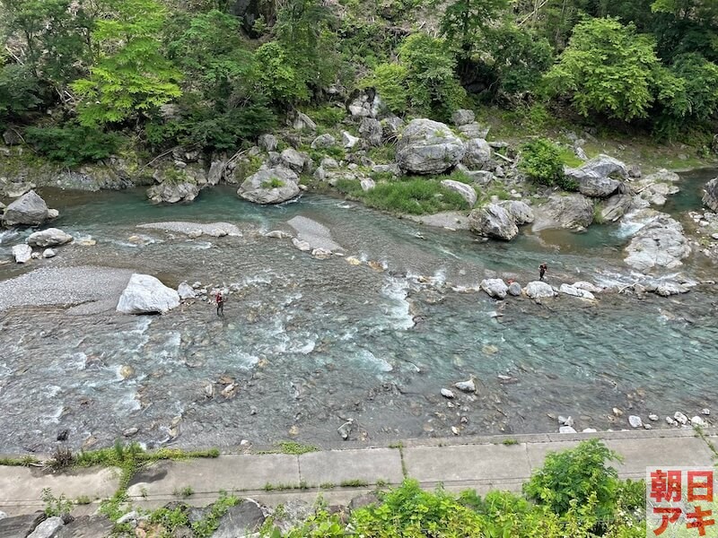 神流川　鮎釣り