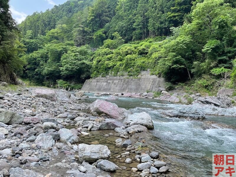 神流川　鮎釣り