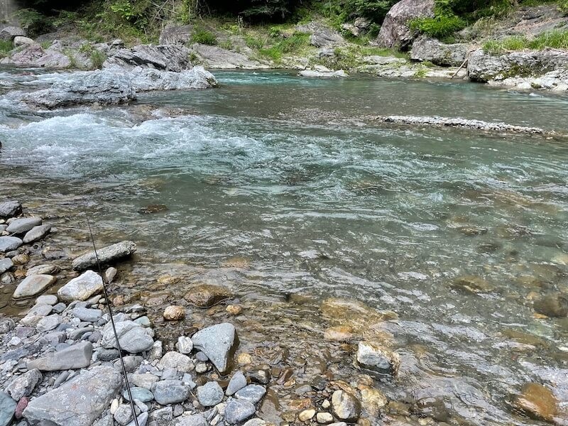 神流川　鮎釣り