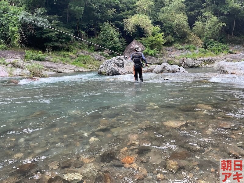 神流川　鮎釣り