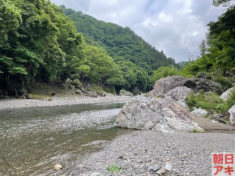 神流川　鮎釣り