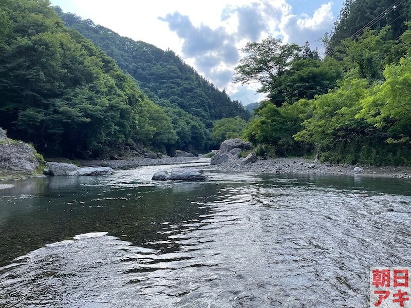 神流川　鮎釣り