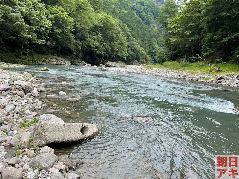 神流川　鮎釣り