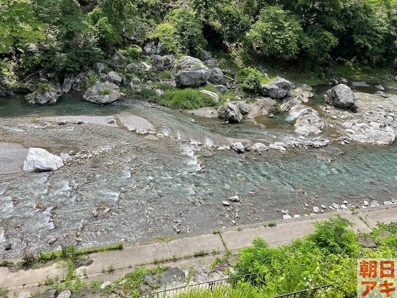 鮎釣り　渓流釣り 神流川