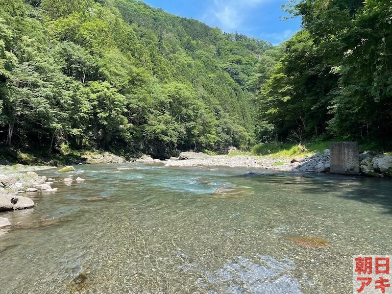 鮎釣り　渓流釣り 神流川