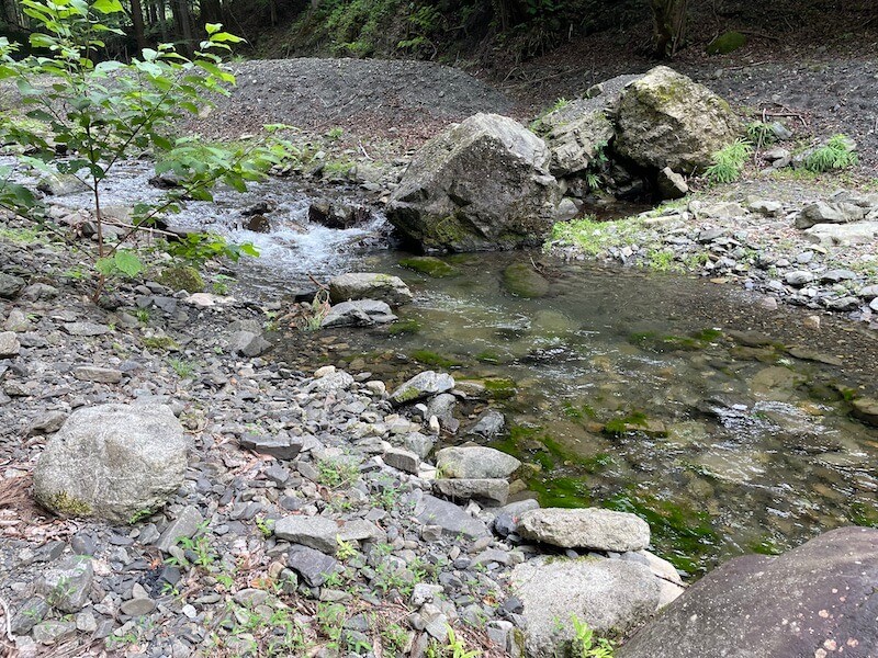鮎釣り　渓流釣り 神流川