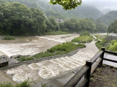 南甘漁業協同組合管轄「神流川」アユ釣り下見(2023年8月中旬)