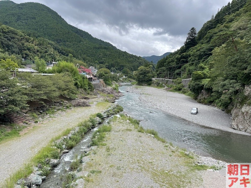 神流川　鮎釣り