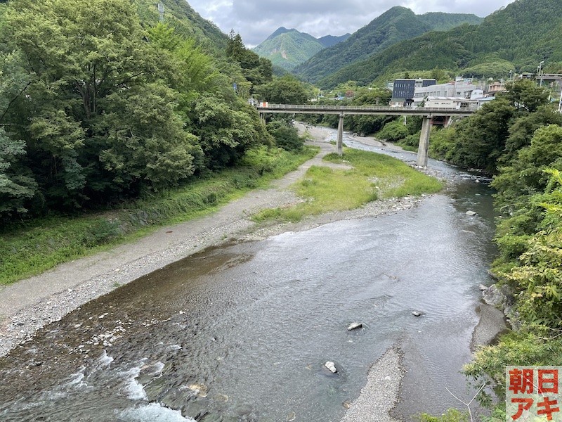 神流川　鮎釣り